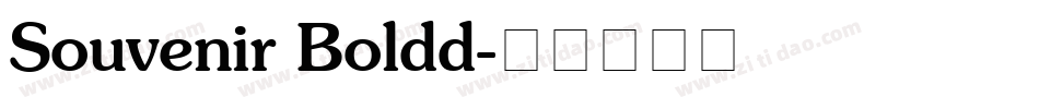Souvenir Boldd字体转换